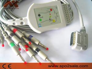 China Kenz Compatible Direct-Connect EKG Cable - K131 for Kanz 108, 109, 110, 1210, 1211, 601, Cardico 302 factory