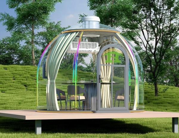 Luxury Eco Prefab Transparent Dome Hotel Tent House Desert Bubble Dome Room