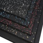 50cm x 50cm Rubber Floor Tile For Gym Fitness Playground
