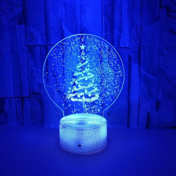 Christmas Gift 3D Night Lights Christmas Tree LED Lights Home Decor Lights Small Table Lamps