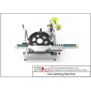 Rotary Table Vial Bottle Labeling Machine 500pcs/Min
