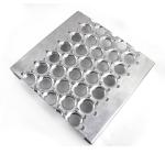 Anti - Slip Punched Aluminium Stair Nosing Anti Skid Perforated Floor Metal