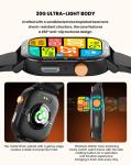 C30 1ATM Waterproof Smartwatch For Men Women , BT Call Fitness Sleep Heart Rate