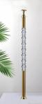 2024 Luxurious Interior Prefinished Crystal Pillar Balustrade Acrylic Baluster