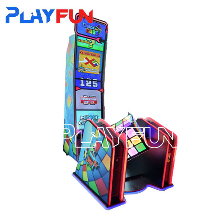 China Arcade hall redemption ticket Game Crack The Cube factory