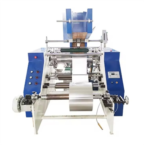 Fast Speed 6 Shafts Automatic Aluminum Foil Roll Rewinding Slitting Machine