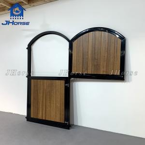 China Hot Dip Galvanized Or Gal Powder Coated Horse Barn Door Brown Weather Resistance factory
