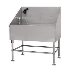China Indoor / Outdoor Stainless Steel Dog Wash Tub , Professional Dog Grooming Tubs factory