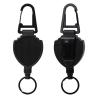 Buy cheap Deyi Badge Reel Heavy Duty Badge Holder Retractable Gear Retractable Cord Black from wholesalers