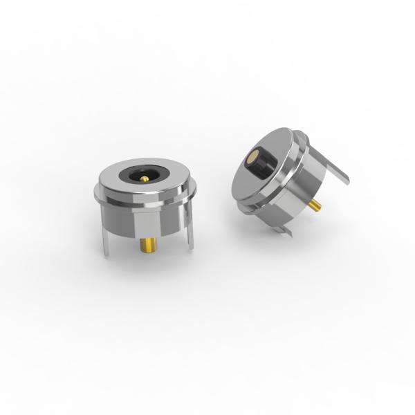 Black Round Magnetic Connector 12V 5A High Current Magnetic Connector For