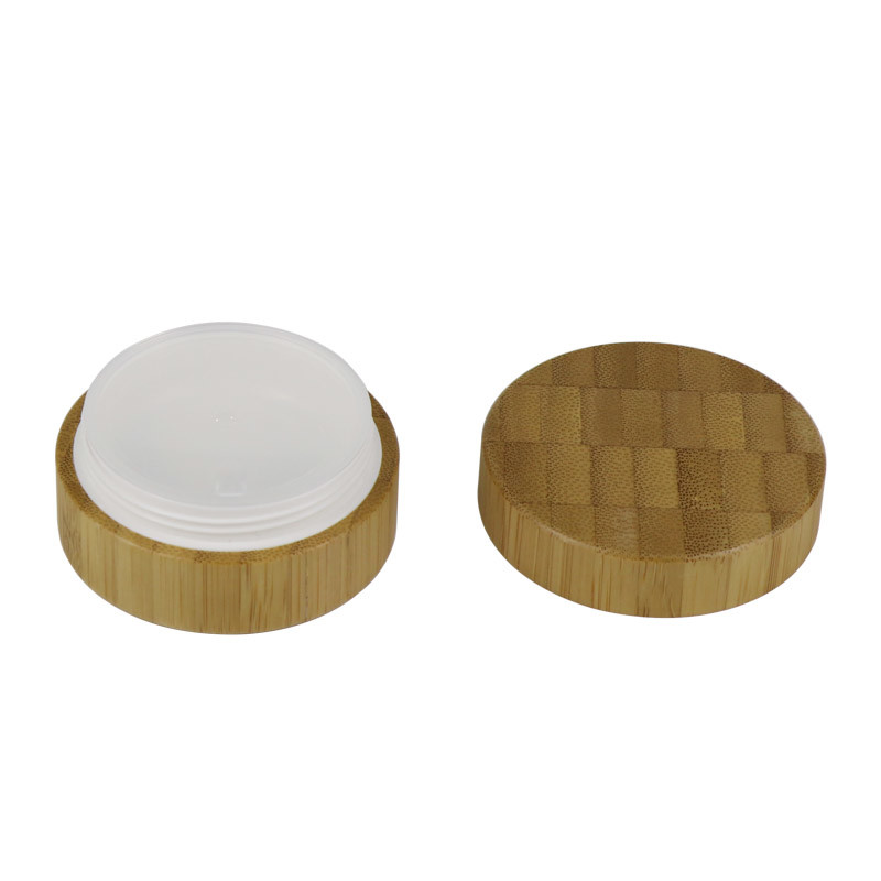 Thermal Transfer Leakproof 5g-250g Bamboo Cream Jar OEM Logo