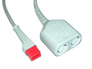 China 6 Pin Medical Transducer Adapter Cables 5.00MM Dia Plastic CE Approval factory