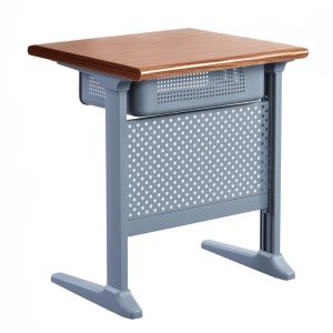 Aluminum Office Furniture Fixed Height Classroom Student Desk Rust Resistant
