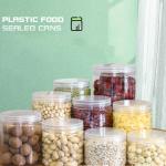 Manufacturer Wholesale Empty Clear Jar Plastic Jar For Candy Nut Custom Clear