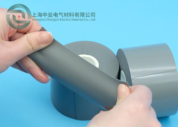 Grey Self Stick Silicone Tape 2 Inch Waterproof Sealing Tape For Pipeline