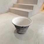 Stylish Patterned Plastic Plant Pots For Home Decor And Gardening