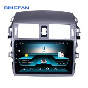 China GPS WIFI BT Easy Link Touch Screen Android 10 Car Radio For Toyota Corolla 2007-2013 9 Inch Android Car Stereo factory