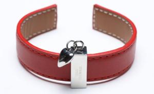 China Leather Bracelet, Stainless Steel Clasp, 8 Inches factory