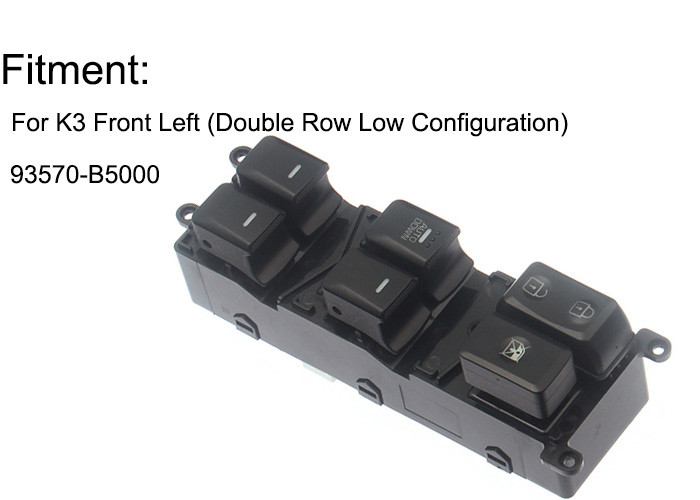 Front LH Hyundai Electric Window Switch K3 Double Row Window Lifter Switch
