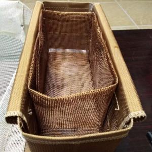 China 0.2 KG Weight 2024 Aluminum Liquid Filter Mesh for Molten Aluminium Liquid at Casting factory