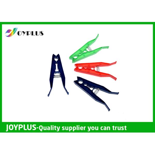 China Personalized Large Plastic Clothespins , Wire Clothes Pegs Convenient factory