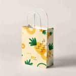 Custom Fruit Printing Kraft Carrier Bags Party Favor Gift Bag Pantone color