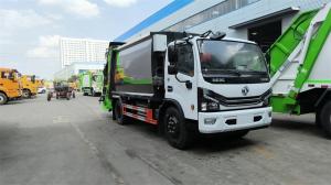 China 4X2 EURO 6 DONGFENG 156HP 170HP 12CBM COMPACT GARBAGE VEHICLE REAR LOADER GARBAGE TRUCK factory