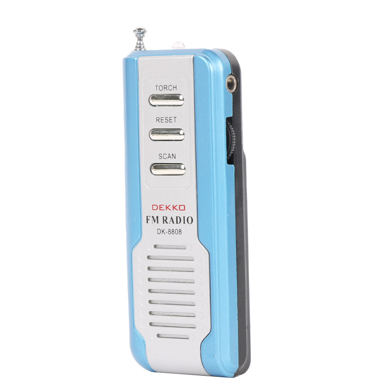 Auto FM Speaker Radio Player DSP Chip 43mm Mini Pocket Wireless Personal