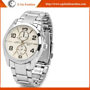 China 021C Unisex Watch 3 Decorational Watch 2 4 6 8 12 Analog Display Watch Stainless Watches factory