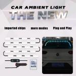 12V Snake LED Phantom Streamer Warning Light Rear Glass Car Atmosphere Light