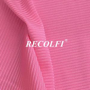 China Pink Activewear Knit Fabric 210GSM Eco Friendly Rib Yoga Wear Casual Leggings factory