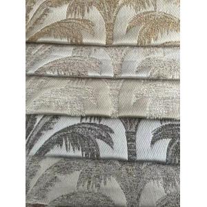 Polyester Chenille Luxury Curtain Fabric Breathable With Woven Technics