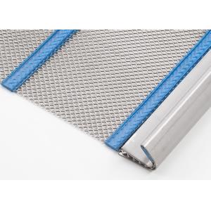 China Carbon Steel 0.9mm Self Cleaning Screen Mesh Woven Wire Square Media With Polyurethane Bands on sale