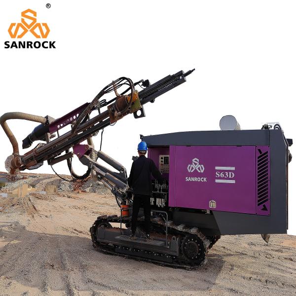 Borehole 30m Depth Crawler Drilling Rig Mining Hydraulic DTH Drilling Rig