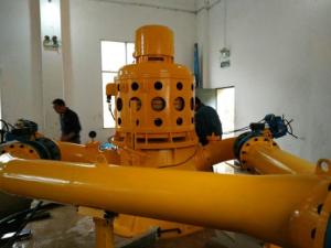 China 200KW Oblique Strike Vertical Hydroturbine Generator Set Double Spray Gun factory
