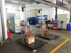 China Drop Height 150 Cm Packaging Drop Test Machine Steel base 100 x 150 Cm factory
