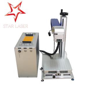China Fiber CNC Industrial Laser Marking Equipment Red Semi Conductor For Jewelry factory