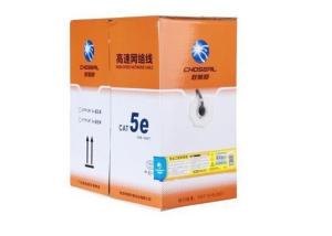 China Cat5E Ethernet LAN Cable Black Or Orange Color 8 Conductors ROHS factory