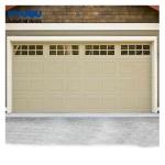 Remote Control 6m Sectional Overhead Garage Door Electric Steel Insulated