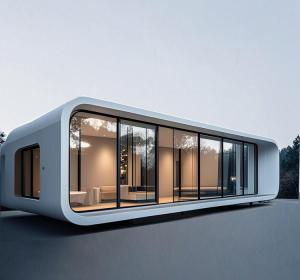 China Customized Modern Luxury Apple Cabin Prefab Sunroom for Villa Hotel Cafe Shop factory