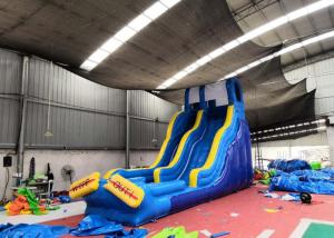 China Large Commercial Blow Up Water Slide For Pool Customized Design factory