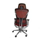 Rubber Caster W700mm High Back Revolving Office Chair For 300 Lb Person R350 Alu