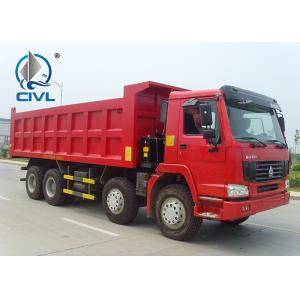 China 50Ton Heavy Duty Dump Truck 371hp Tipper Truck Container euro II/III Engine Thickness Bottom 10mm Side 8mm on sale