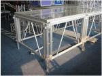 Portable Glass Acrylic Stage Platform For Performances 1.22 * 2.44M