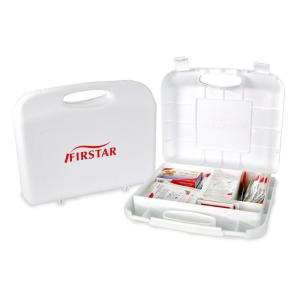 China Portable National Workplace First Aid Kit Wall Mounted For Car Four Compartments factory