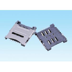 1.0A Current Rating Mini SIM Connector , Multi Pin Connector Easy To Use