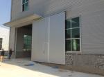 Customized Aluminum Alloy Glass Industrial Sliding Garage Doors Powder Coated