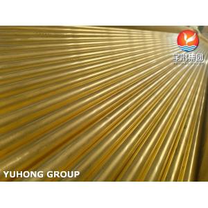 China ASTM B111 C44300 Admiralty Brass Seamless Tube For Heat Exchanger and Condenser on sale