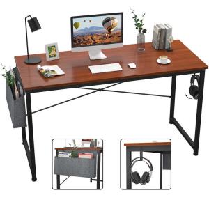 China Teak Color W47&quot; D23.8&quot; MDF Home Office Computer Table Fashionable factory