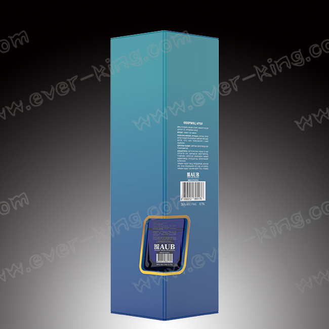 Custom Made Luxury Cardboard Liquor 700ml Bottles Glass Packaging Boxes